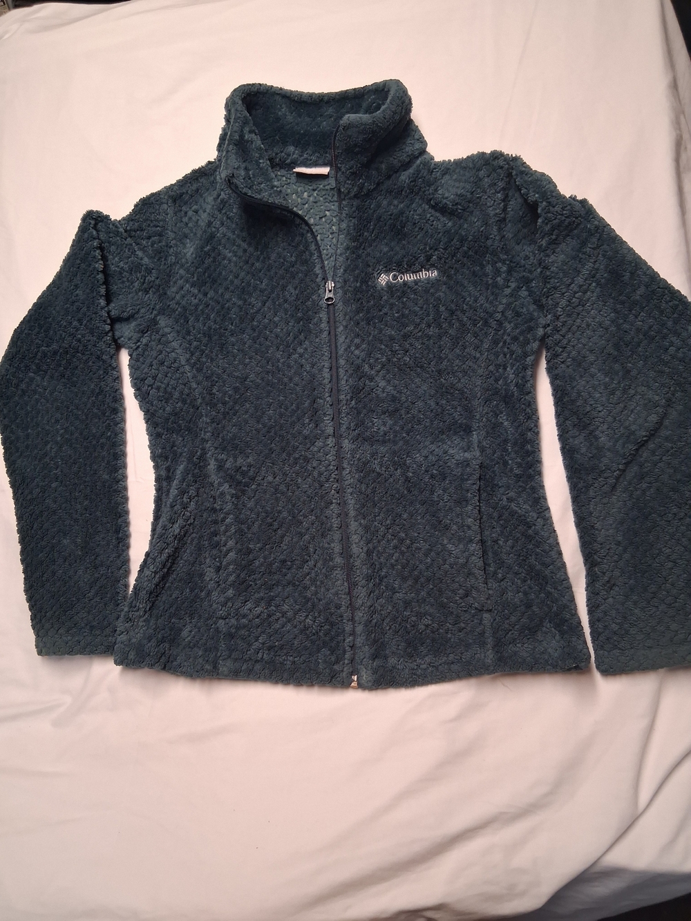 Columbia Women's Teal Sherpa Full-Zip Jacket